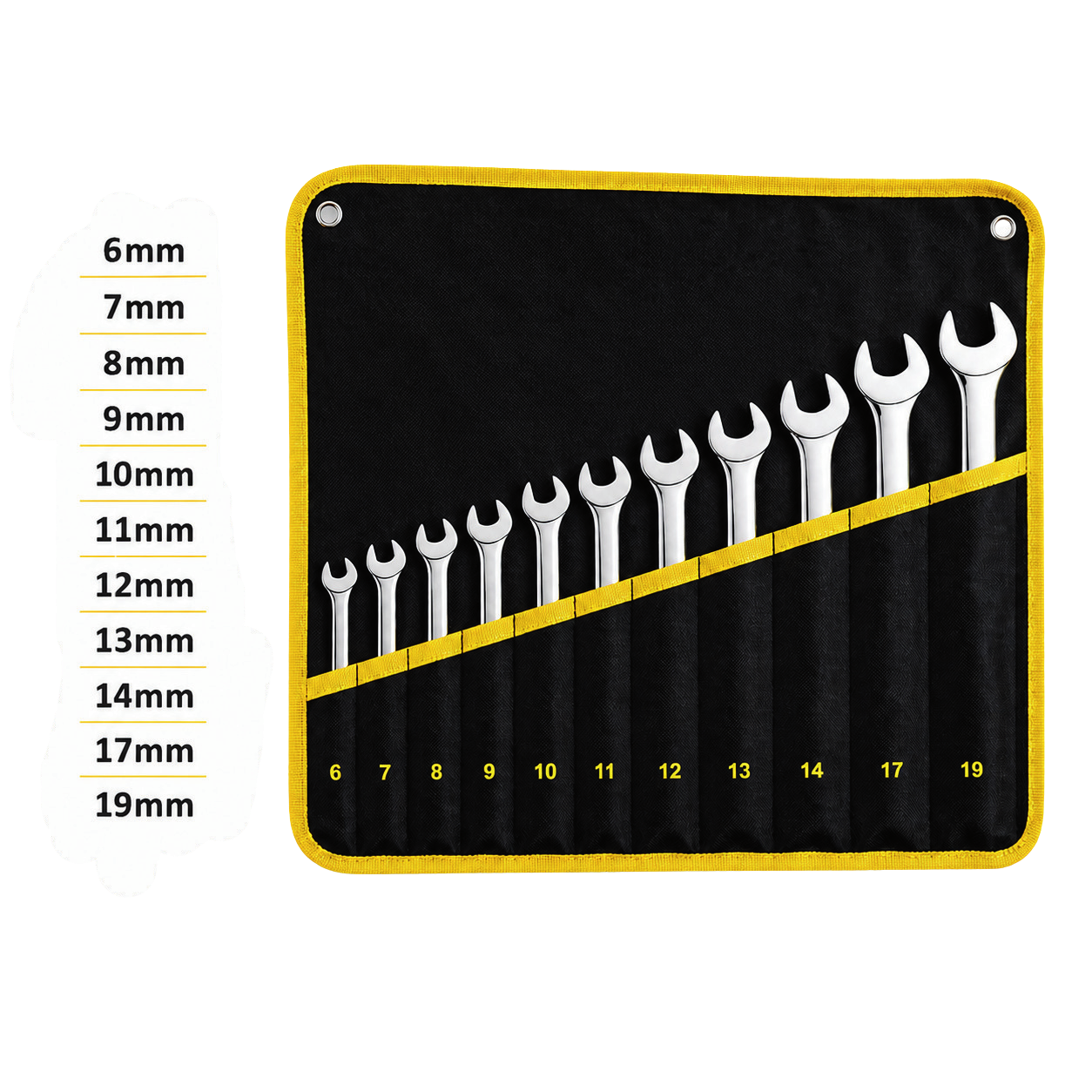Llave combinacion cr-V.11pcs